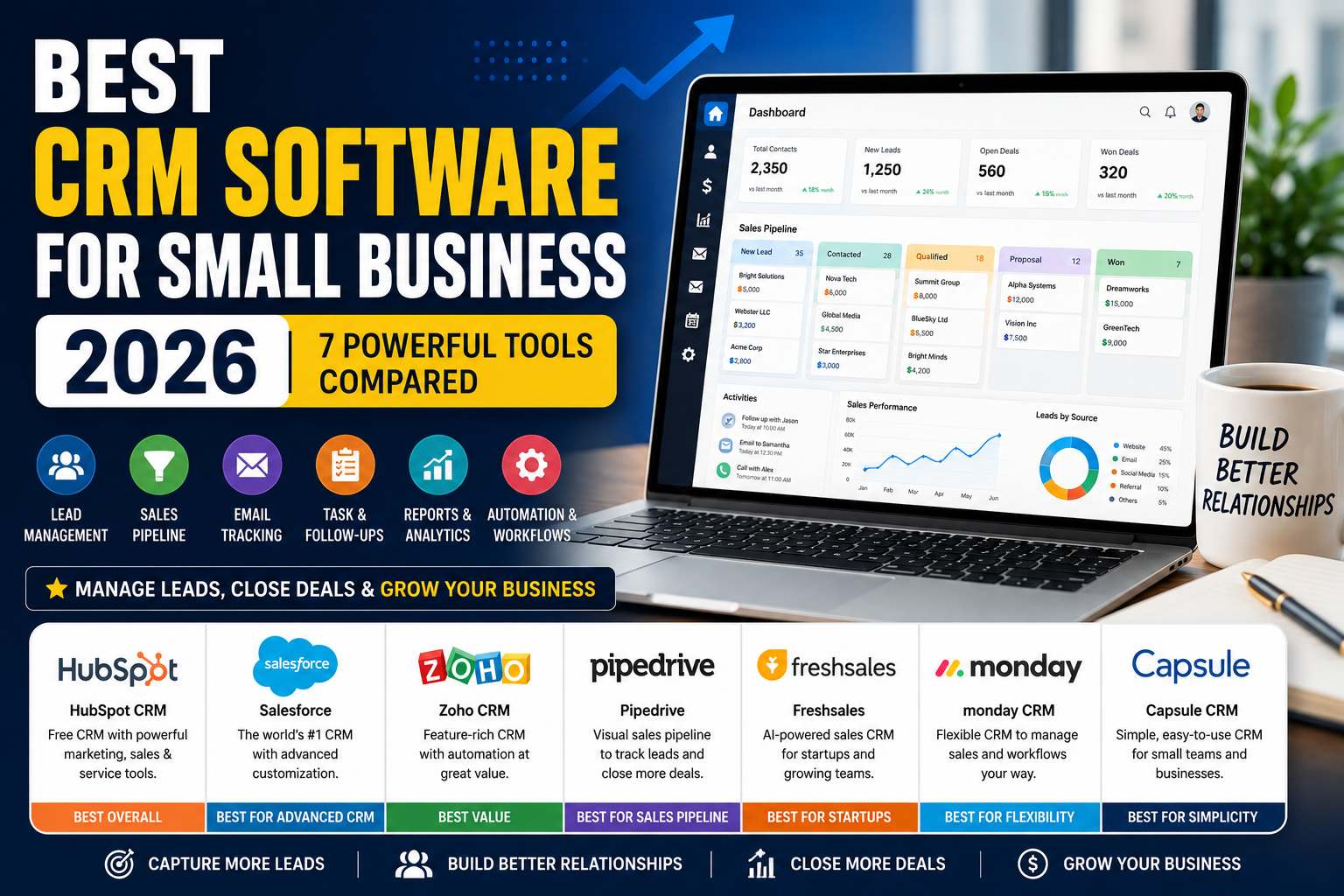 Best CRM Software for Small Business in 2026: 7 Powerful Tools Compared