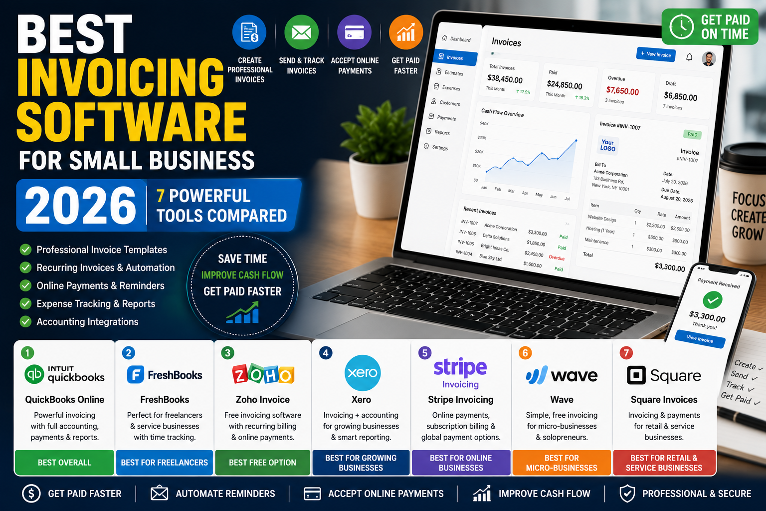 Best Invoicing Software for Small Business in 2026: 7 Powerful Tools Compared